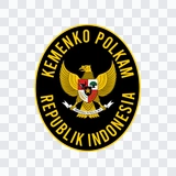 logo Kemenko Polkam berwarna PNG