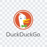 DuckDuckGo colored logo SVG