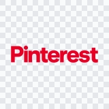 Pinterest colored wordmark SVG
