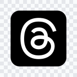 logo Threads berwarna SVG