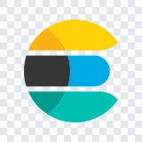 Elasticsearch colored icon SVG
