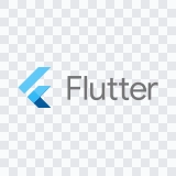 logo Flutter berwarna SVG