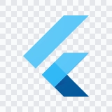 logo Flutter berwarna SVG