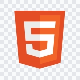 HTML colored icon SVG