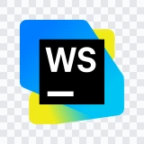 WebStorm colored icon SVG