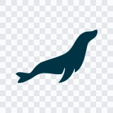ikon MariaDB berwarna SVG