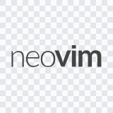 wordmark Neovim berwarna SVG
