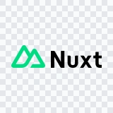 logo Nuxt berwarna SVG