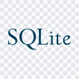 SQLite colored wordmark SVG