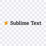 Sublime Text colored logo SVG