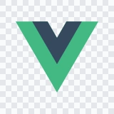 Vue.js colored icon SVG