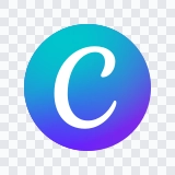 Canva colored logo SVG