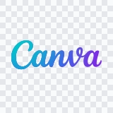 Canva colored wordmark SVG
