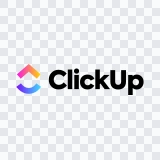 ClickUp colored logo SVG