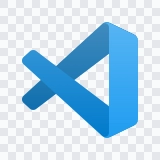 Visual Studio Code colored logo SVG