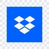 Dropbox colored icon PNG