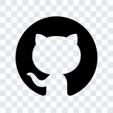 GitHub colored icon SVG