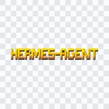 wordmark Hermes Agent berwarna PNG