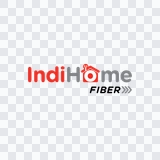 logo Indihome berwarna PNG