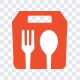ikon Shopee Food berwarna PNG