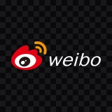 Weibo light logo SVG