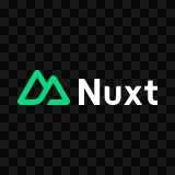 logo Nuxt terang SVG
