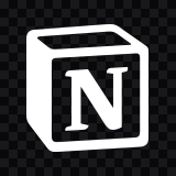 Notion light icon SVG