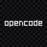 OpenCode light wordmark SVG