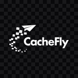 CacheFly white logo SVG