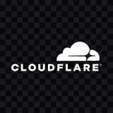 logo Cloudflare putih SVG