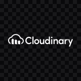 Cloudinary white logo SVG