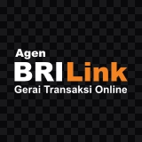 Agen BRILink white logo SVG