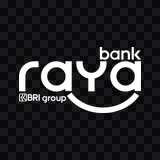 Bank Raya white logo PNG