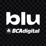 Blu by BCA white logo PNG
