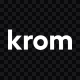 wordmark Krom Bank putih PNG