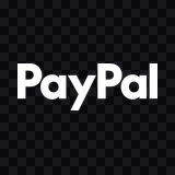 PayPal white wordmark PNG