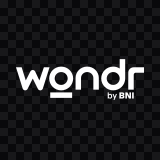 wondr by BNI white logo SVG
