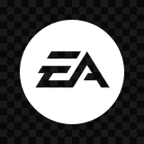 Electronic Arts (EA) white icon SVG
