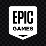 Epic Games white logo SVG