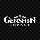 Genshin Impact white logo PNG