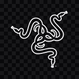 Razer white icon SVG