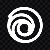 Ubisoft white icon PNG