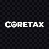 Coretax white logo PNG
