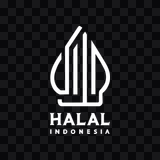 Halal Indonesia white logo PNG