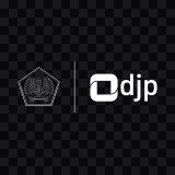 DJP white logo SVG
