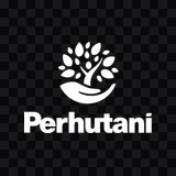 Perhutani white logo PNG