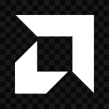 AMD white icon SVG