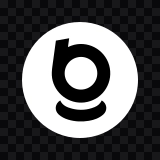 Baseus white logo SVG