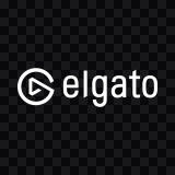 logo Elgato putih SVG