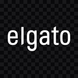 wordmark Elgato putih SVG